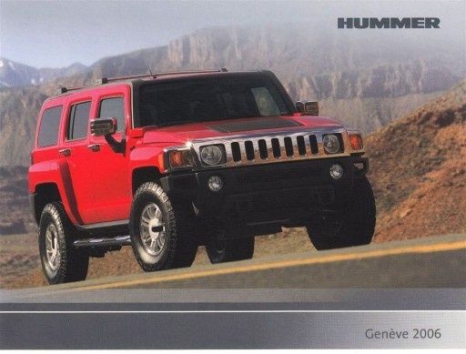 Hummer Prospekt + CD 2006 HUMMER H3 H2 NA INNEJ MAYBACH