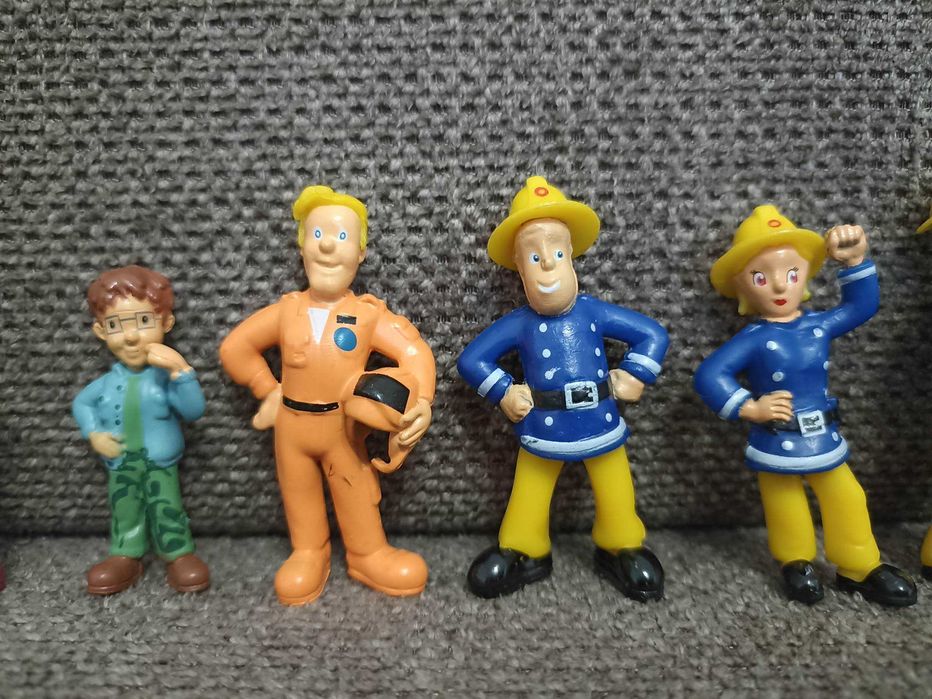 Figurki Strażak Sam 12 sztuk Nowe 31725