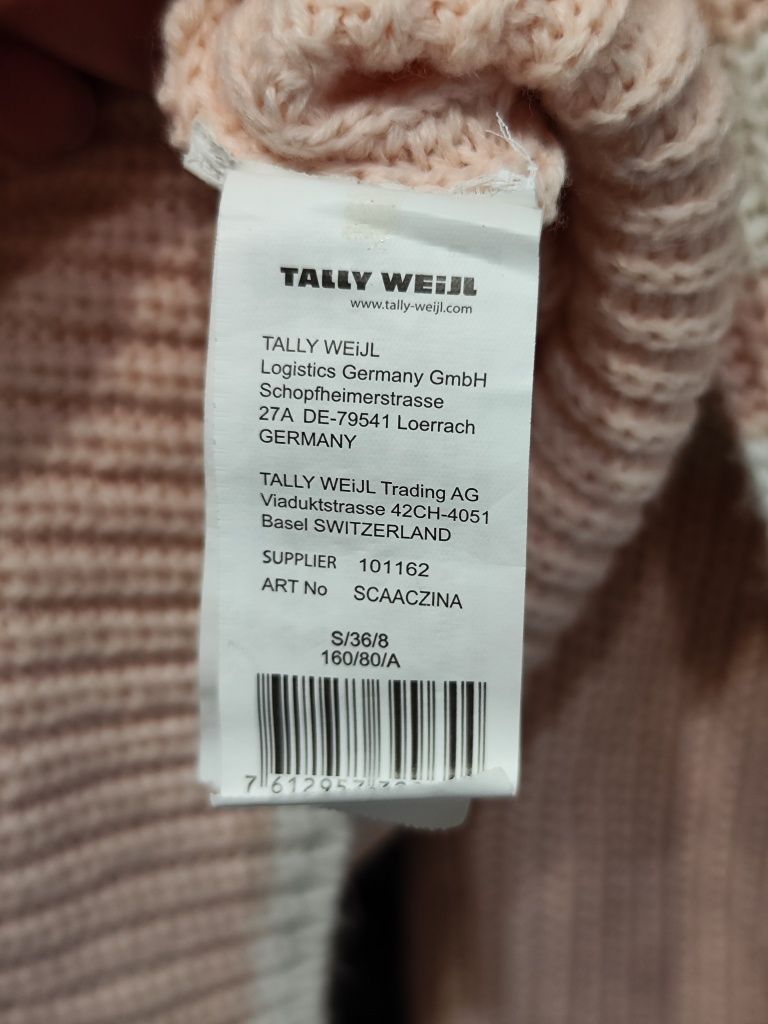 Różowy sweterek TALLY WEIJL rozmiar S jak nowy