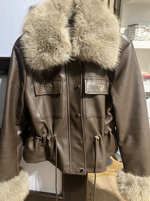 Kurtka  futerkiem ocieplana