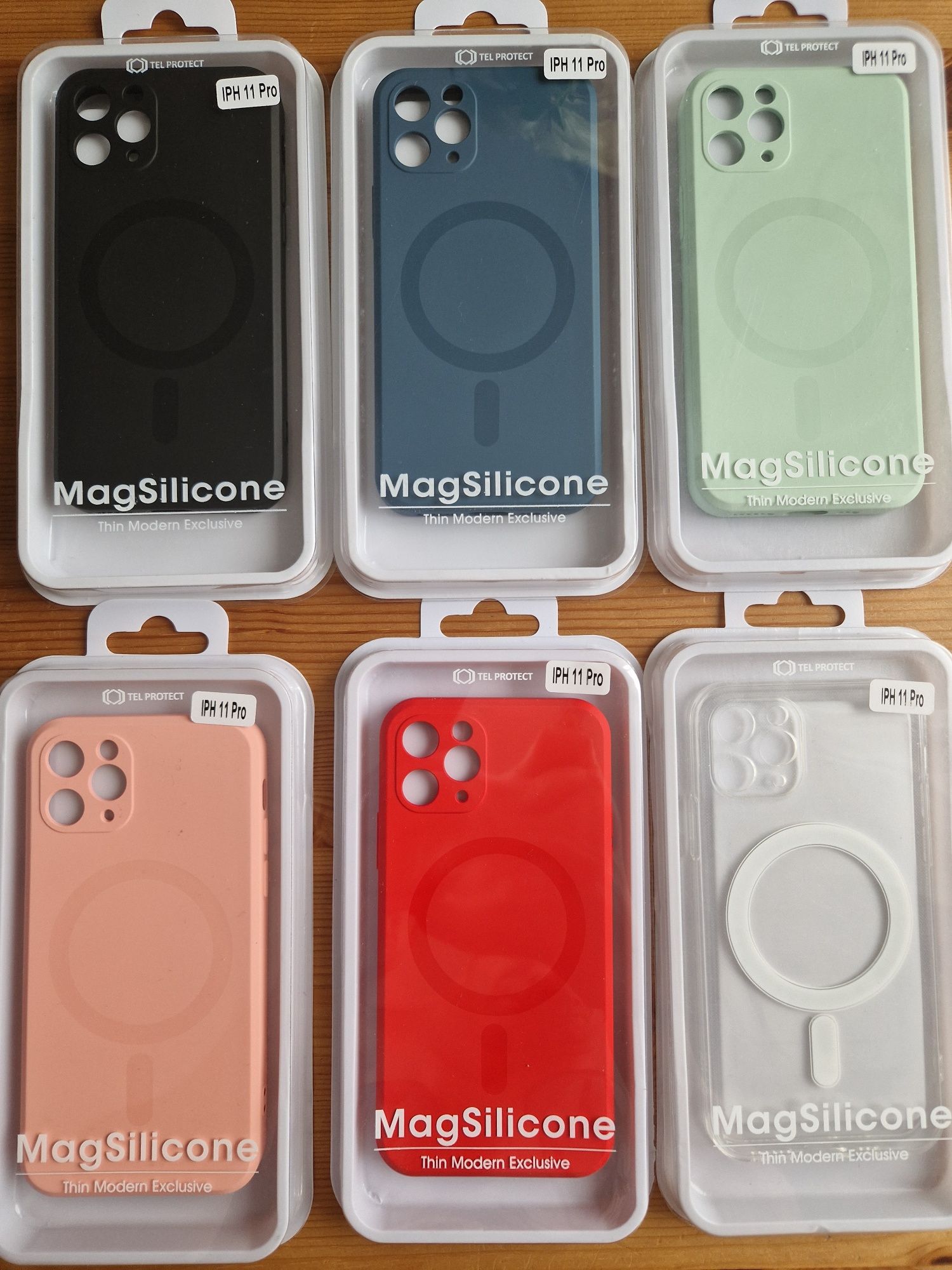 TEL PROTECT MagSilicone Iphone 11  Pro różne kolory + szkła w ofercie