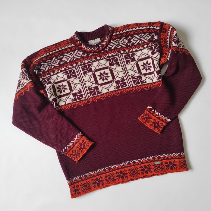 Вінтажний вовняний светр унісекс/вінтаж