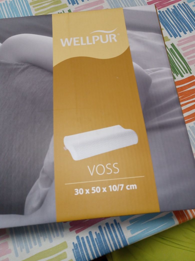 Poduszka wellpur 30 x50 x 10/7 nowa