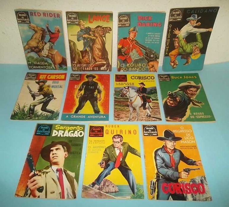 Mundo de Aventuras - Lote com revistas antigas.