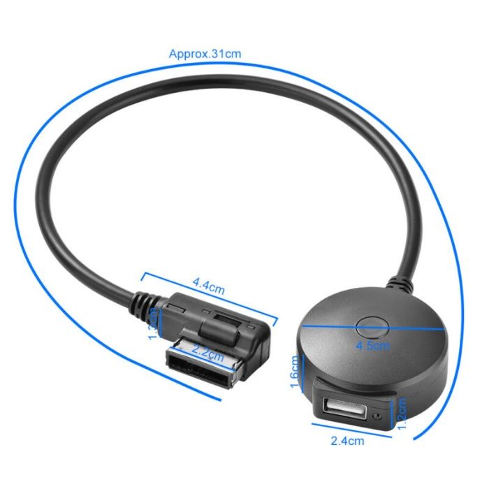 AMI MMI USB + Bluetooth кабель адаптер для VW Audi Skoda Seat 3G