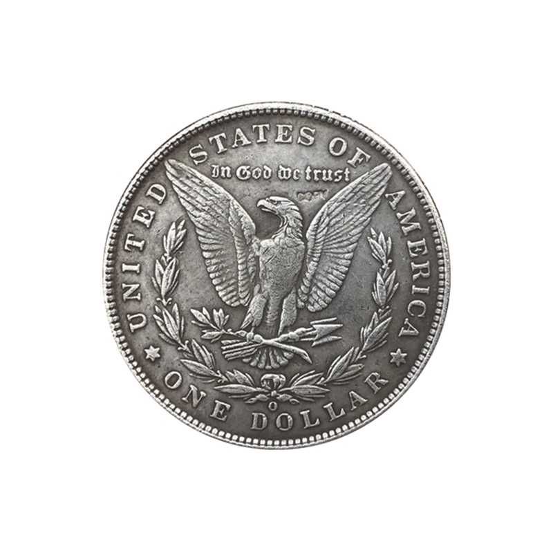 Сувенирная монета 1 Morgan Dollar 1880 CC («Моргановский доллар»)