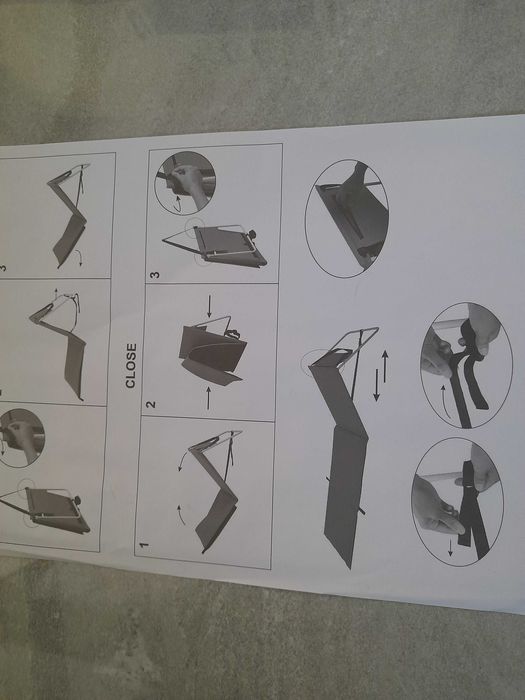 Składane maty plażowe kempingowe , 2 szt., stal i tkanina, szare