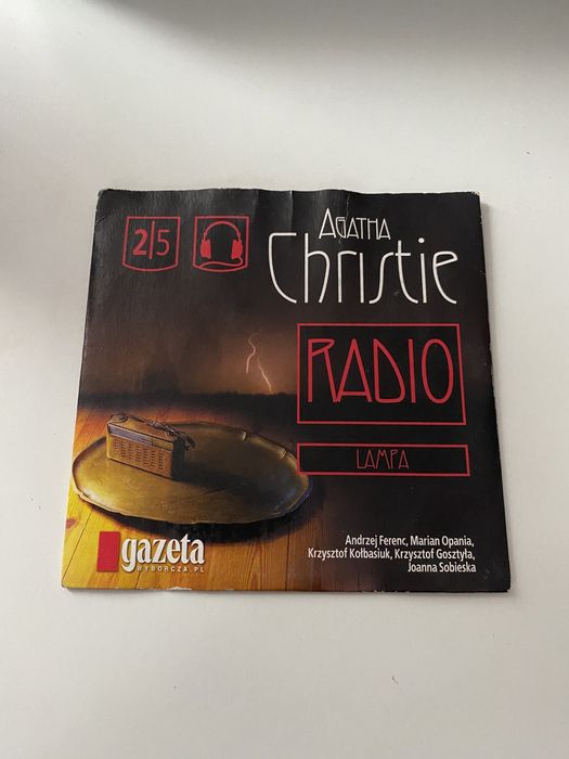 Płyta Mp3 Audiobook Agatha Christie radio i lampa
