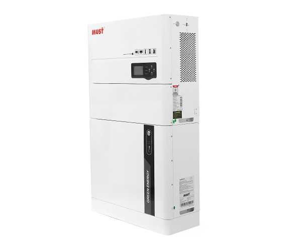 Зарядна станція MUST HBP-5548ES, 5.5KW, 5.12KW LiFePo4 51.2V DC 100Ah