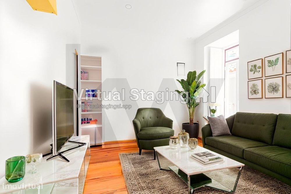 Apartamento T1 Duplex Remodelado Na Mouraria Com Cozinha Equipada E Mo