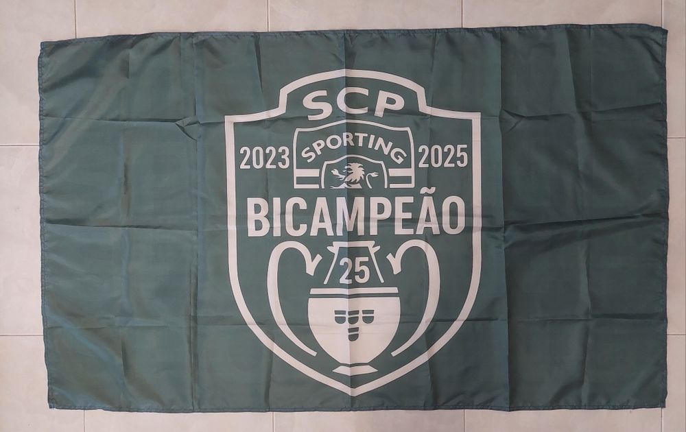 Bandeira do Sporting BI Campeāo 150 X 90 cm