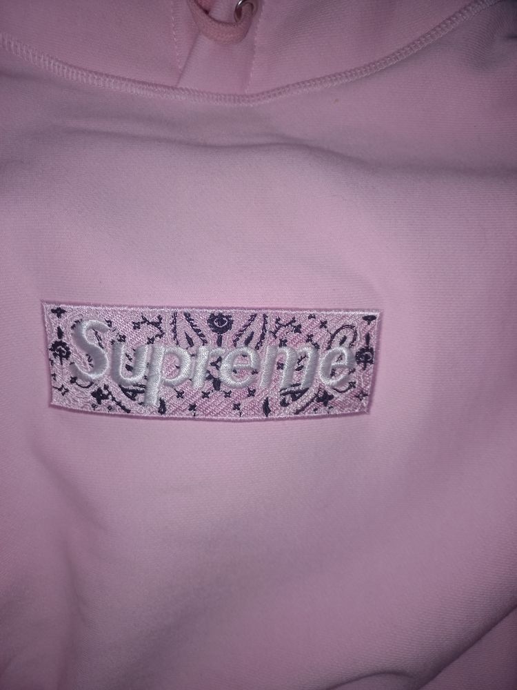 Bluza supreme bandana pink
