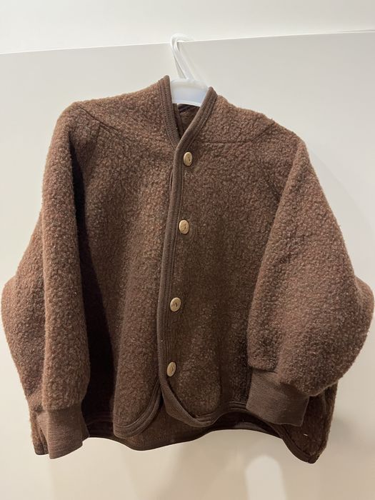 Kurtka Engel Merino 86/92 cynamonowa