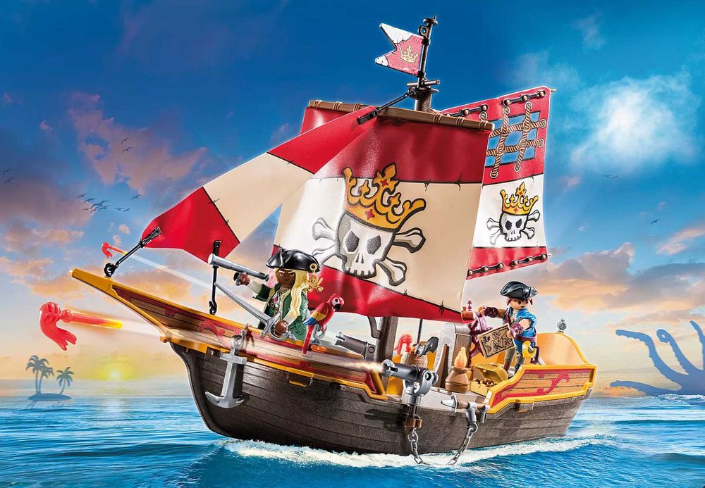 Конструктор Плеймобіль Піратський Корабель Playmobil Pirate Ship 71418