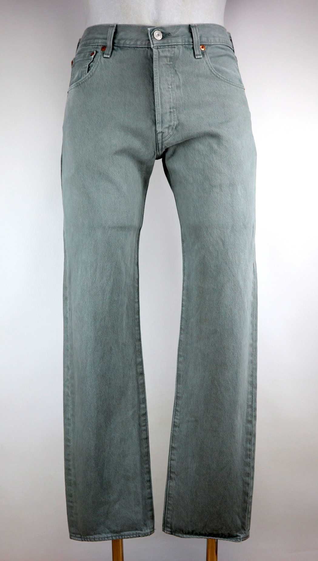 Levis 501 '93 spodnie jeansy W30 L32 pas 2 x 41 cm