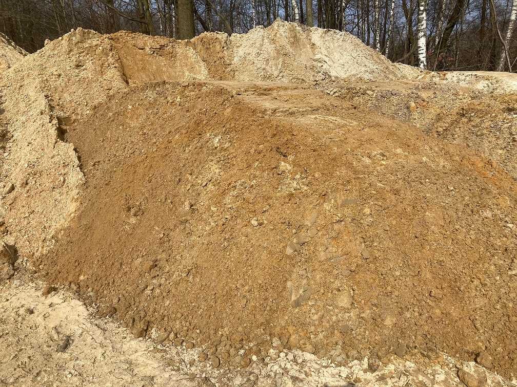 Usługi koparką, transportowe. Materiały sypkie, KAMIEŃ, PIASEK, ZIEMIA