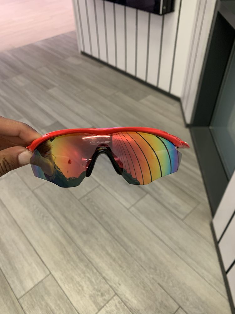 Oculos oakley m2 frame vermelha