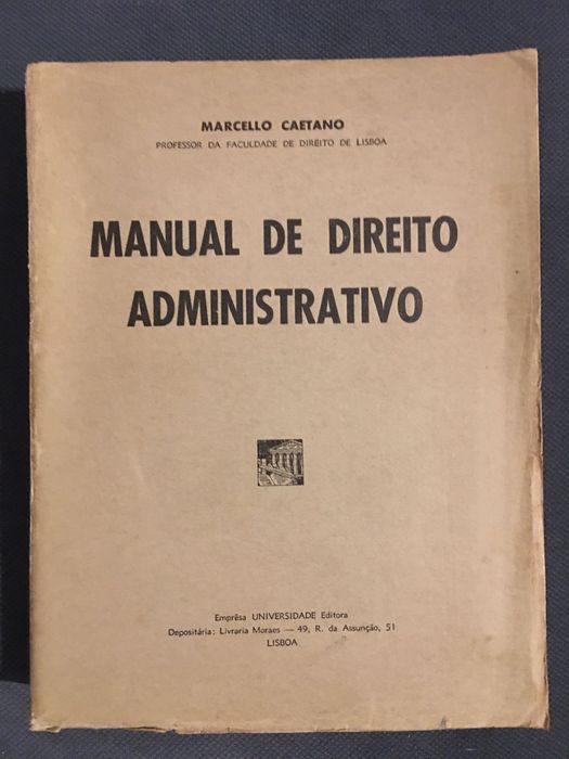 Marcello Caetano: Direito Administrativo (1937)