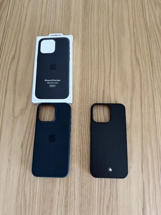 Iphone 15 pro max capas originais da apple e da montblanc