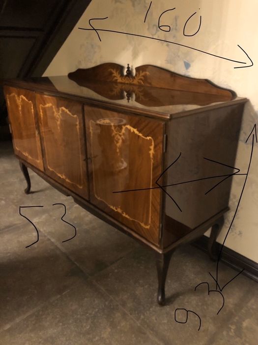 Мебель,  комод и сервант из дерева,