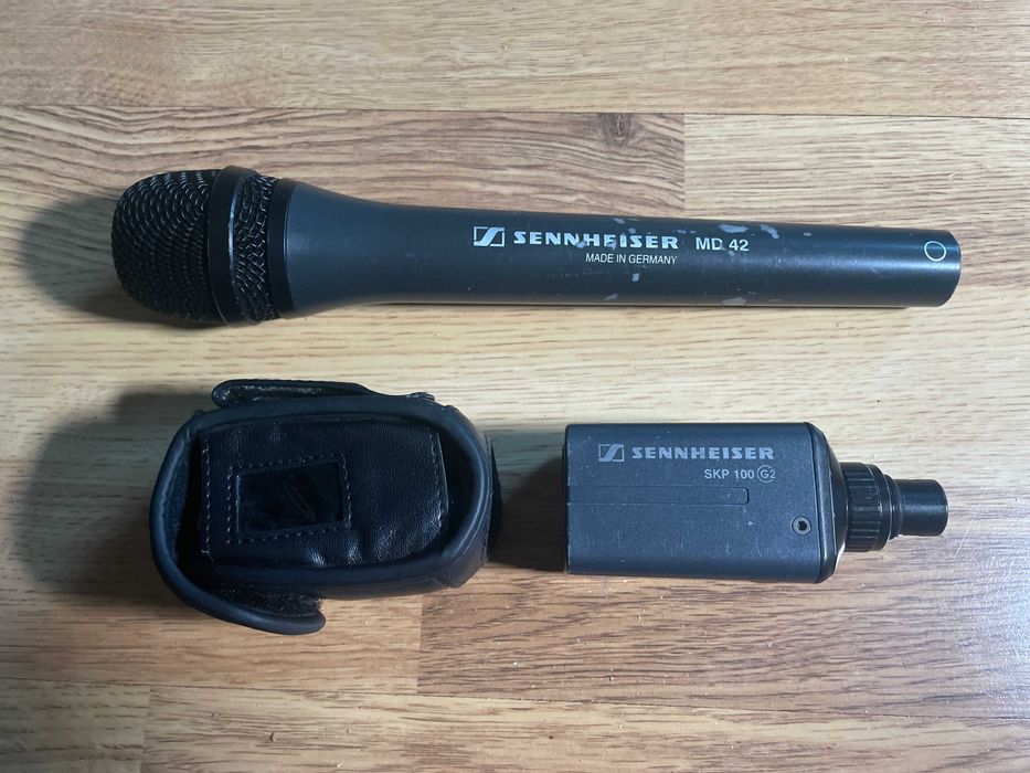 Мікрофон Sennheiser MD 42 і передавач SKP100 G2 Plug On Transmitter