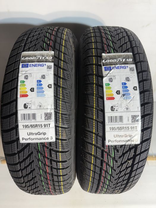 2x 195/65r15 GoodYear UltraGrip Performance 3 91T 2025