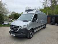 Mercedes-Benz Sprinter L4H3 Long Max długi  Chłodnia/Mroźnia, 2 Agrefaty, Polska Salon, 1 Właściciel, Serwis,