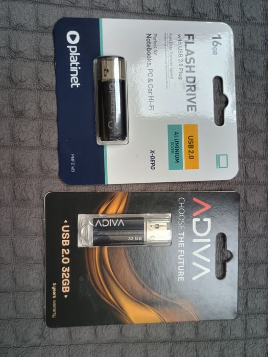 Pamięć flash pen drive 2 szt 32 I 16 GB
