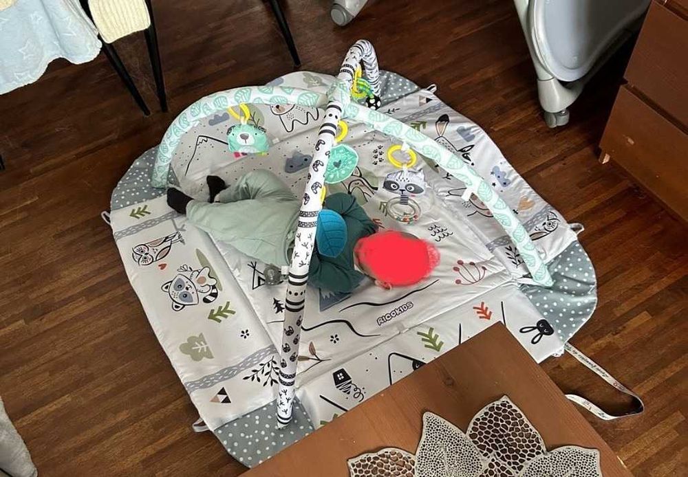 Mata edukacyjna ricokids baby play mat rabbit
