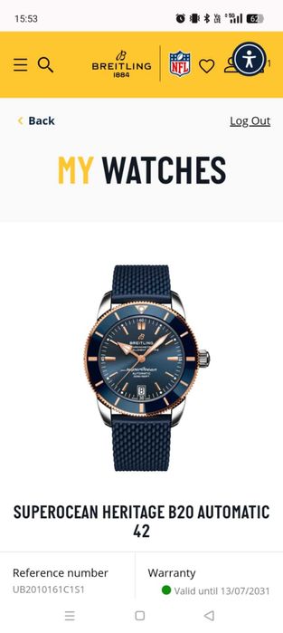 Nowy Breitling Superocean Heritage B20 Stal / Różowe złoto / 2023r