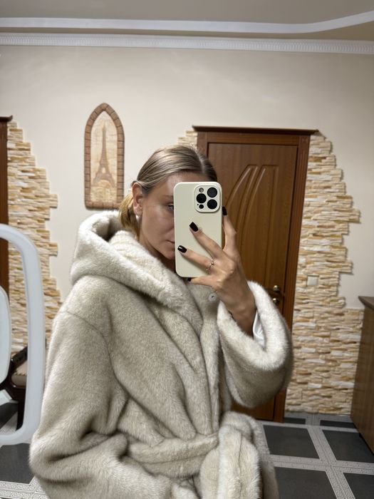 Шубка zara искуственый мех