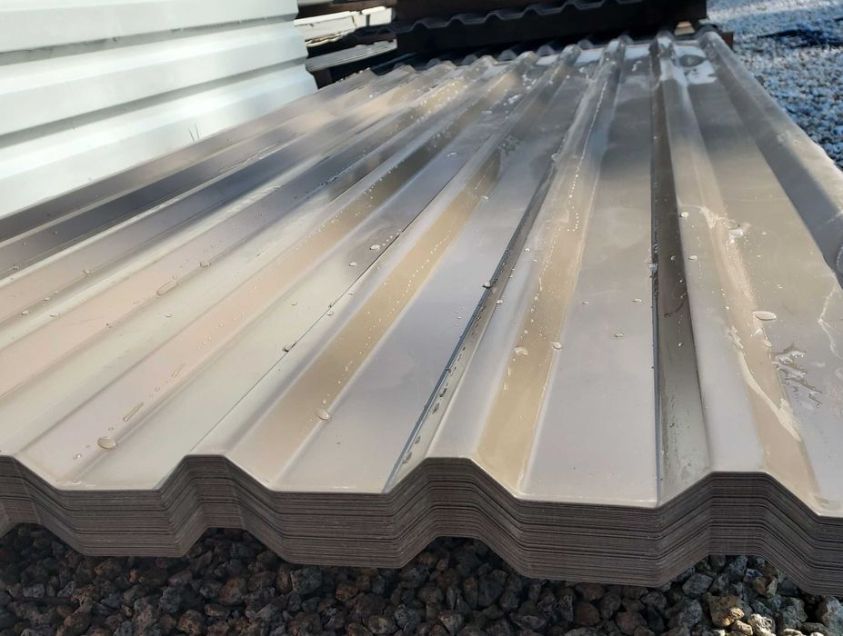 Blacha powlekana szara trapezowa na dach