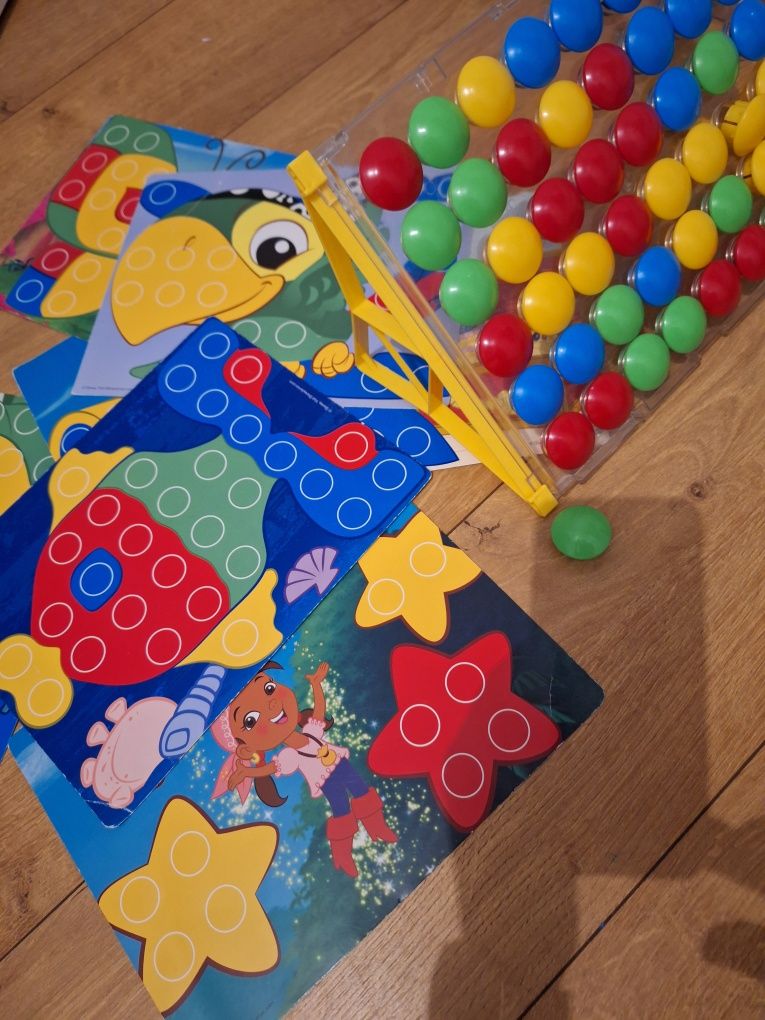 Quercetti Mozaika junior Jake (4204) układanka guzikowa, Montessori