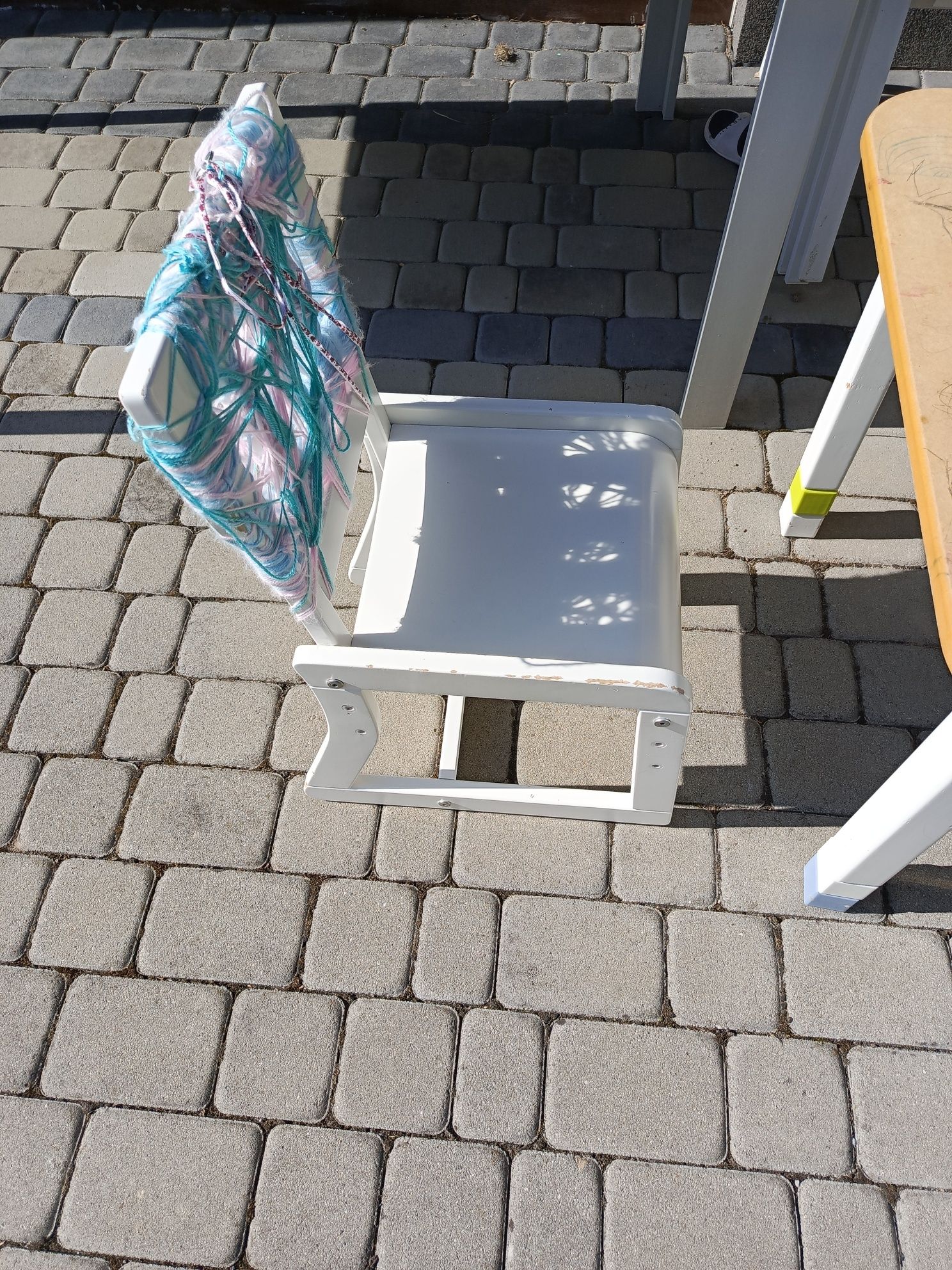 Meblik stolik i krzesło rosnące z dzieckiem, trzy poziomy wysokości