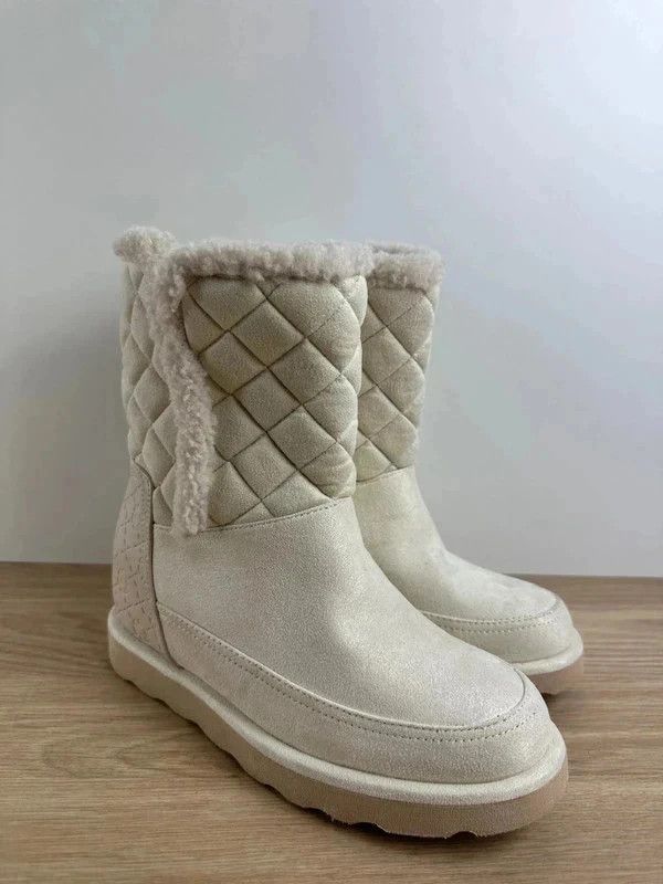 ORYGINALNE BUTY Buty śniegowce bezowe r. 36 Anna field