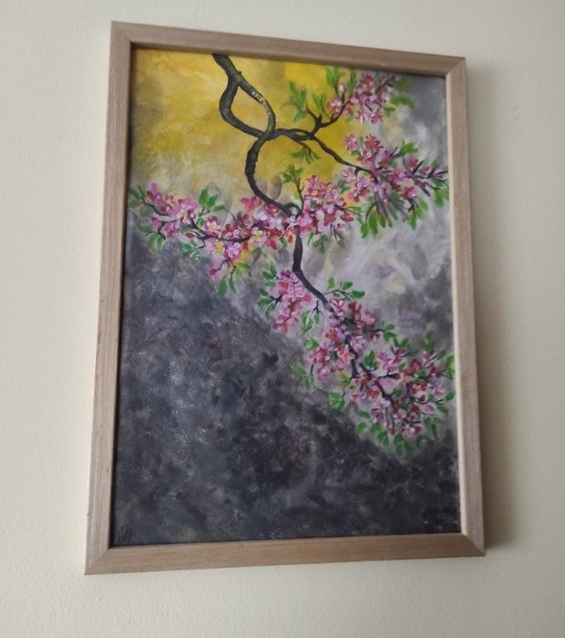 Promocja Obraz technika akrylem format A 4