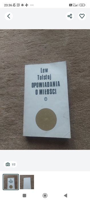 Lew Tołstoj ,Opowiadania o Miłości i spodnie dresowe ,rezerwacja