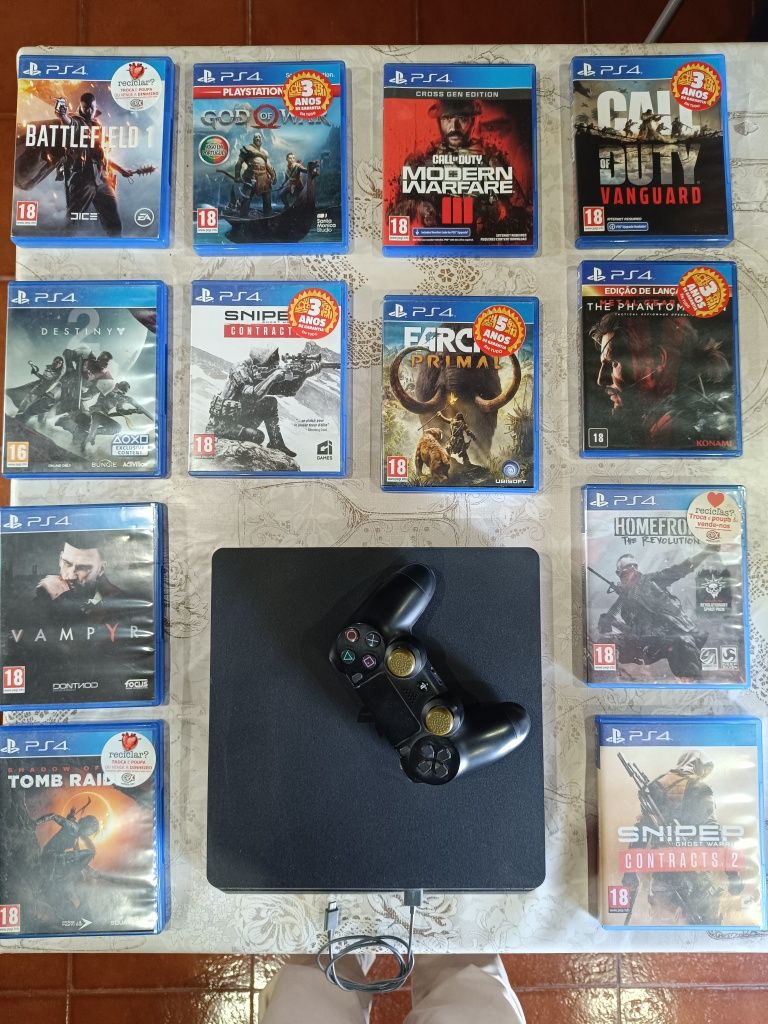 PS4 com jogos para venda