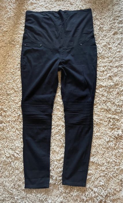 H&M spodnie jeansowe ciążowe XL