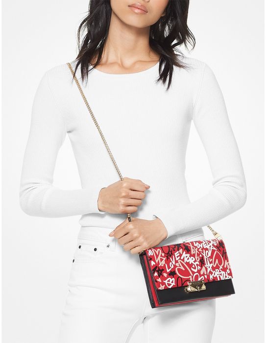Mala tiracolo Michael Kors graffiti