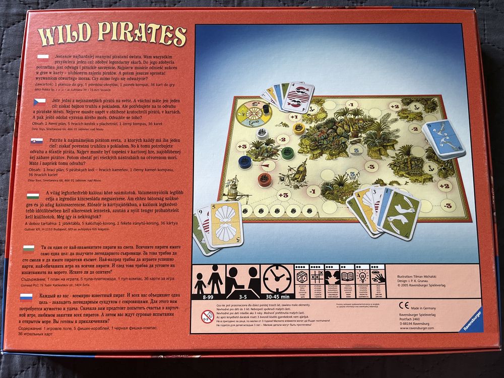 Gra planszowa, Piraci- Wild Pirates