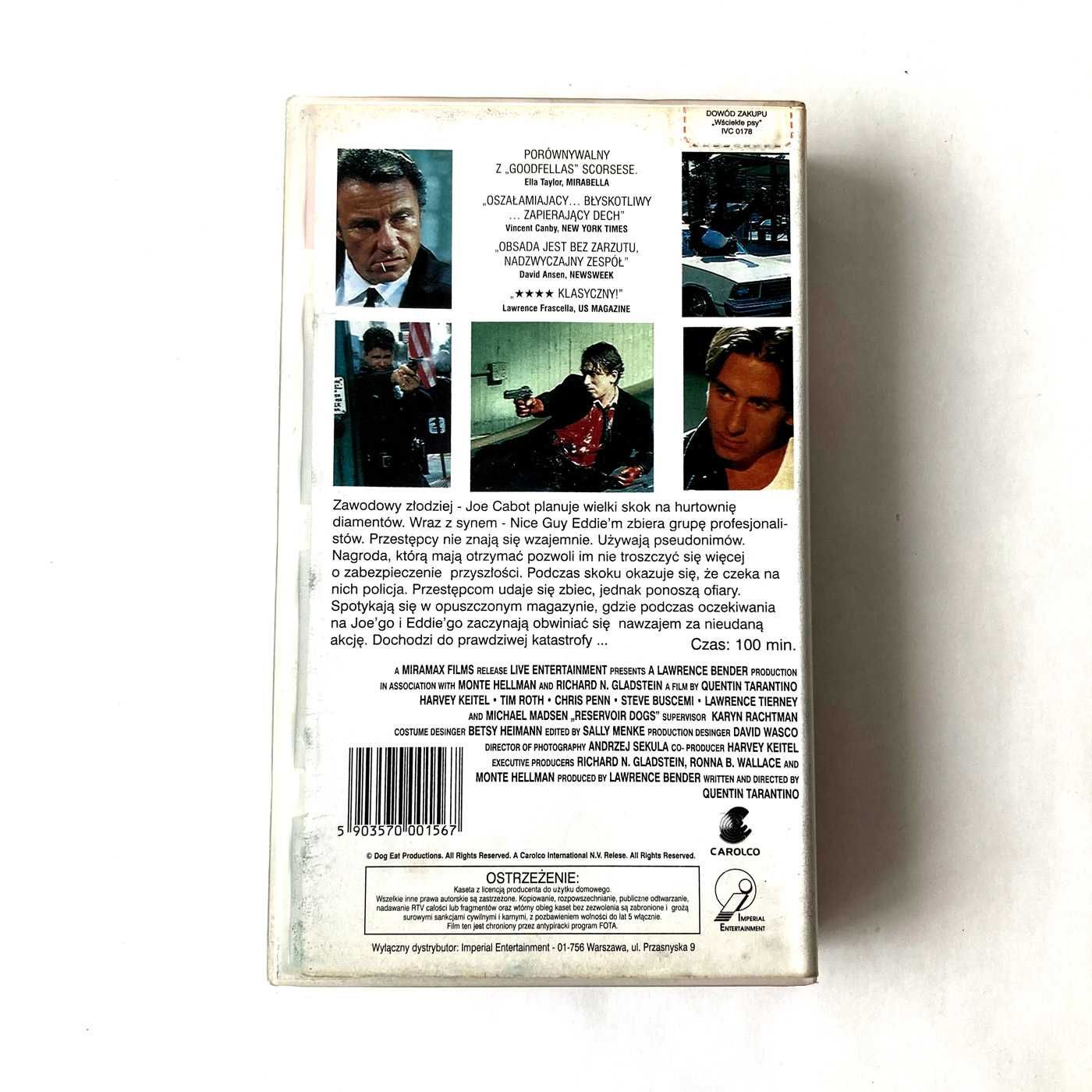 Reservoir Dogs - kaseta VHS - Tarantino