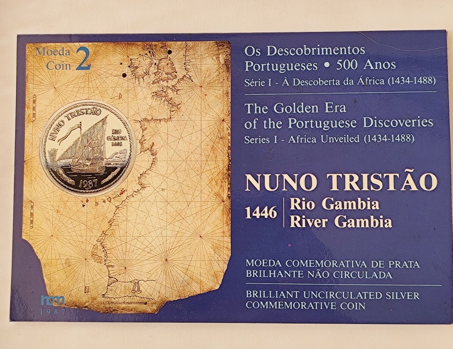 4 Moedas prata 925g Série descobrimentos África .

Coleção completa
