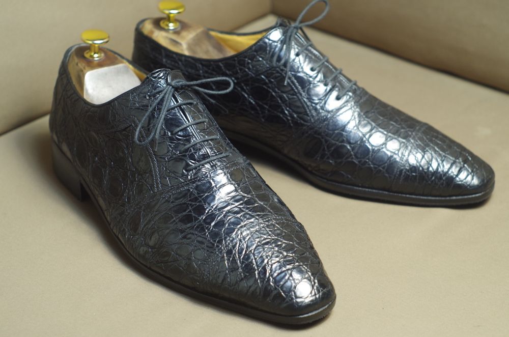 Artioli Крокодил Туфли Оксфорды 44,5р ( 29см )