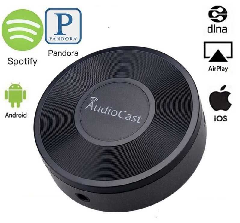 Receptor Áudio Sem Fios Audiocast / Streaming Música Wifi DLNA Airplay