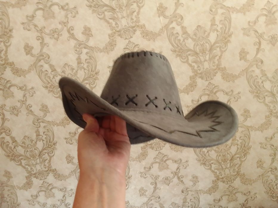 Капелюх ковбоя(р.55-58 замша шляпа  ідеал стан,багато фото