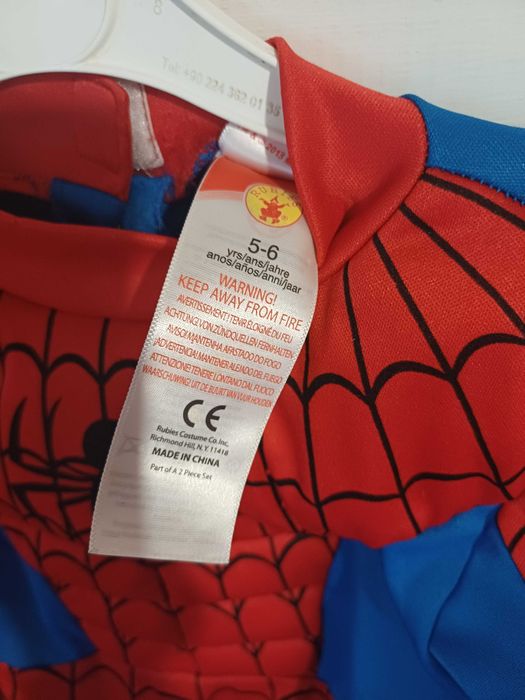 Костюм супергерой спайдермен людина павук человек паук 5-6 років марве