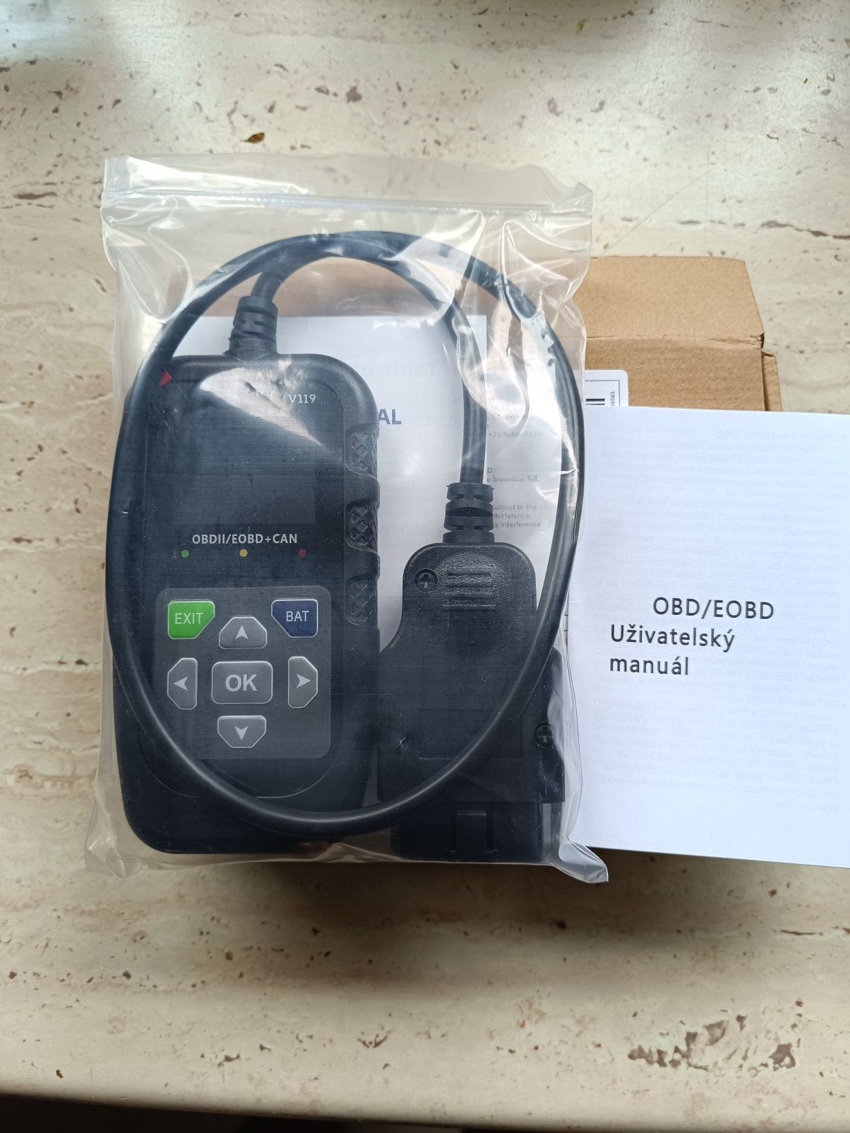 Skaner diagnostyczny OBD2 V119 Tester samochodowy kasowanie błędów