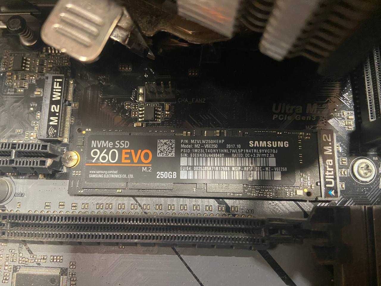 Комплект Z370 Pro4, SSD 960 Samsung 250GB, DDR4 32GB, Intel i5-8600K