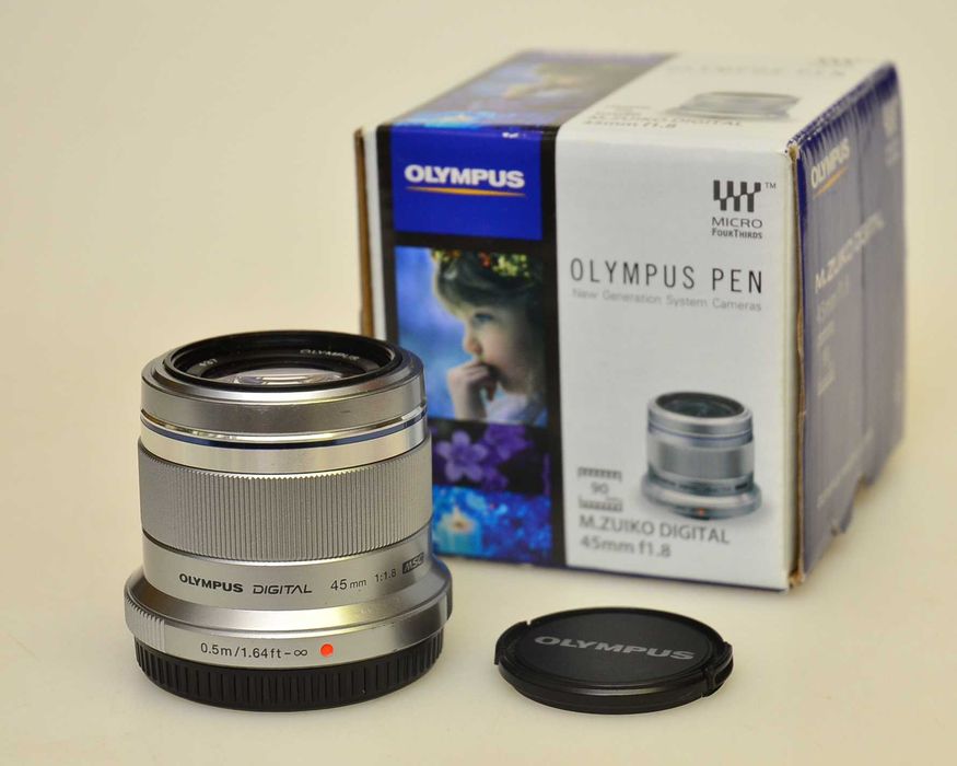 Obiektyw Olympus Micro 4/3 M.Zuiko Digital 45mm f1.8 Gwarancja!